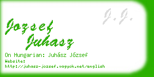 jozsef juhasz business card